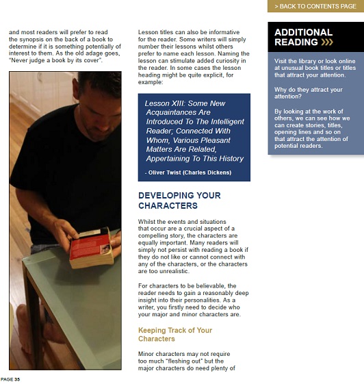 Distance learning how to write